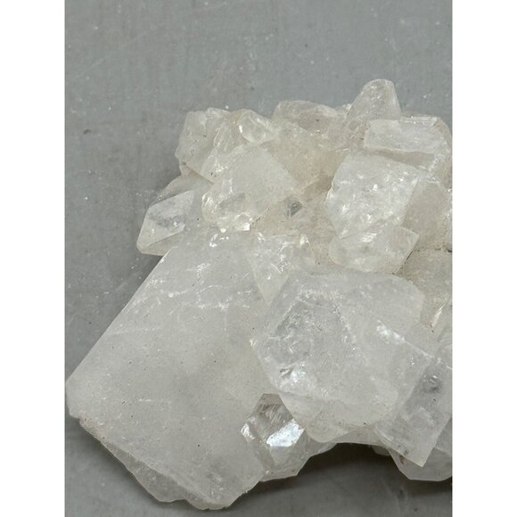 Raw Clear Quartz Cluster  Natural Formation & Metallic Inclusion 2.5x2.5" READ - Picture 7 of 7